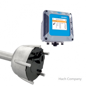 水中污泥高度感測儀 Sonatax sc Sludge Level and Sludge Height Probe with Wiper, Stainless Steel, SC4500 Controller, 2 Channels, with pivot mount