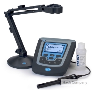 實驗室水中導電度計/總溶解固體計 HQ430D Lab Conductivity/TDS Meter Package with 4 Poles Graphite CDC401 Cell