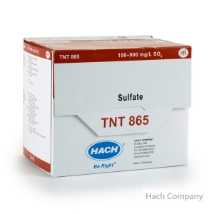 水中硫酸鹽分析試劑 Sulfate TNTplus Vial Test, HR (150-900 mg/L SO₄), 25 Tests