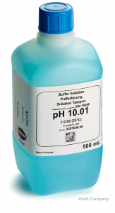 水中pH緩衝溶液 Buffer Solution, pH 10.01, Color-coded Blue, 500 mL