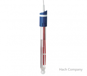 Radiometer Analytical PHC2011-8 Combination Red-Rod pH Electrode for Alkaline Samples (alkaline glass, glass body, BNC)