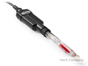 水中酸鹼度分析電極 IntelliCAL PHC725 Lab Low Ionic Strength Media RedRod Refillable Glass pH Electrode, 1 m Cable