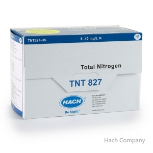 水中總氮分析試劑 Nitrogen (Total) TNTplus Vial Test, HR (5-40 mg/L N), 25 Tests