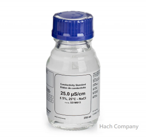 水中導電度標準液 25 µS/cm Certified Reference Material CRM Conductivity Standard Solution, NaCl, 250 mL