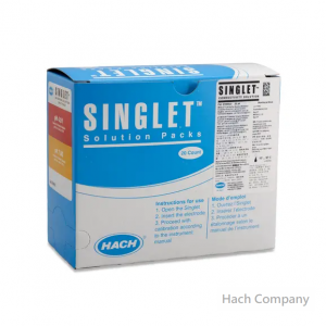 水中酸鹼度試劑 Singlet Single-Use pH Buffer Kit, pH 4.01 & 7.00, pk/2x10