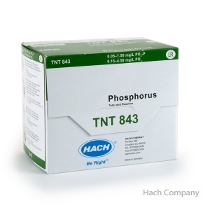 水中磷分析試劑 Phosphorus (Reactive and Total) TNTplus Vial Test, LR (0.15-4.50 mg/L PO₄), 25 Tests