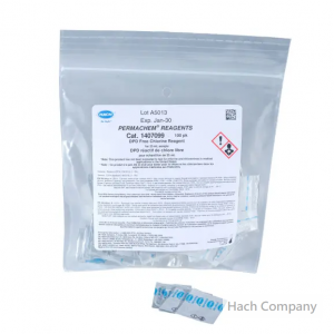 水中餘氯試劑 DPD Free Chlorine Reagent Powder Pillows, 25 mL, pk/100